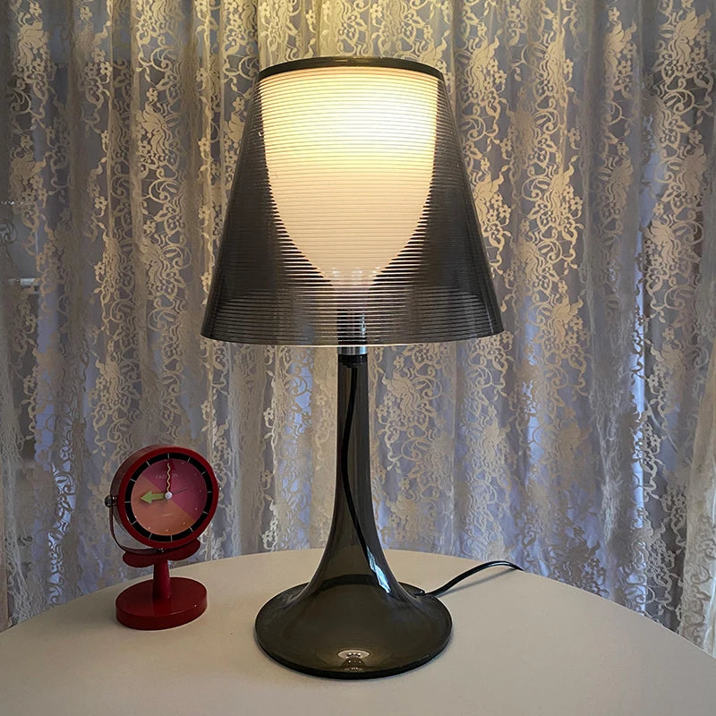 Modern Simple Acrylic Table Lamp - Elegant Desk and Bedside Light for Living Room, Bedroom, and Study