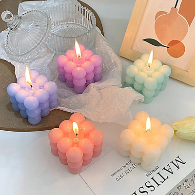 Smokeless Aesthetic Candle Scented Candles Decoration Christmas Handmade DIY Home Room Decor Tools Accessories 