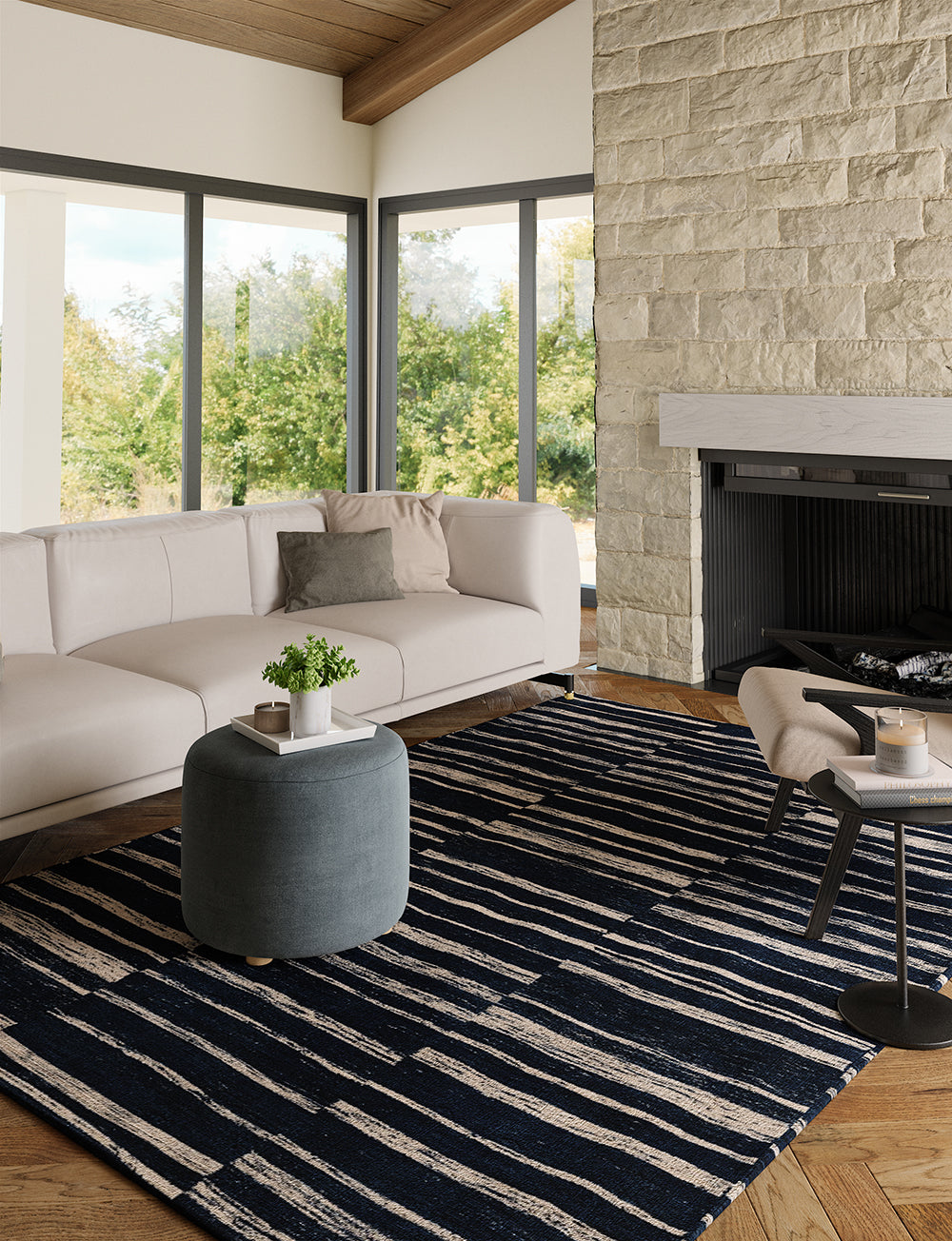 Sahara Dark Navy Rug 