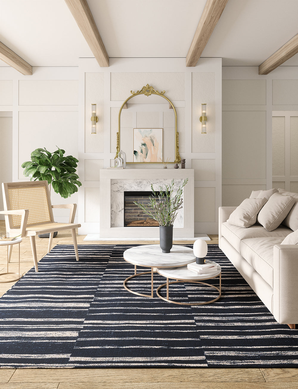 Sahara Dark Navy Rug 