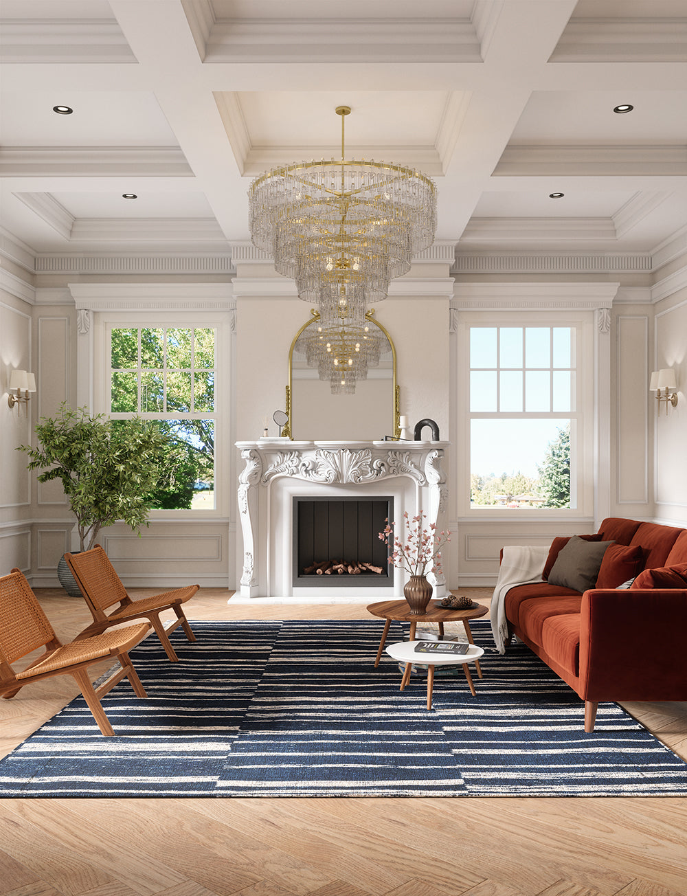 Sahara Dark Navy Rug 