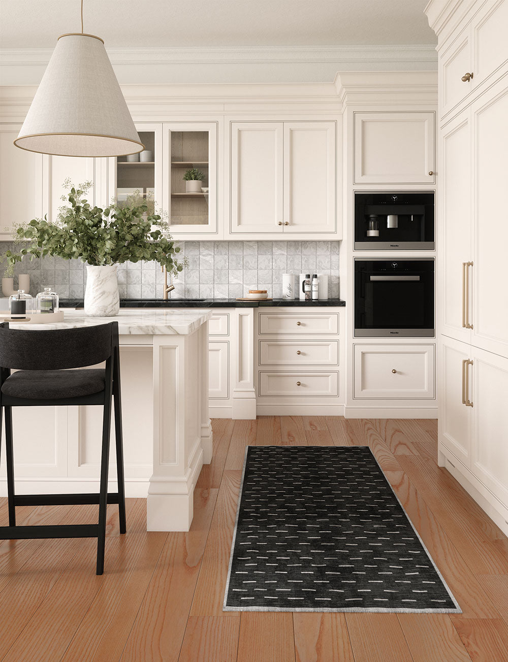 Sando Black Grey Rug 