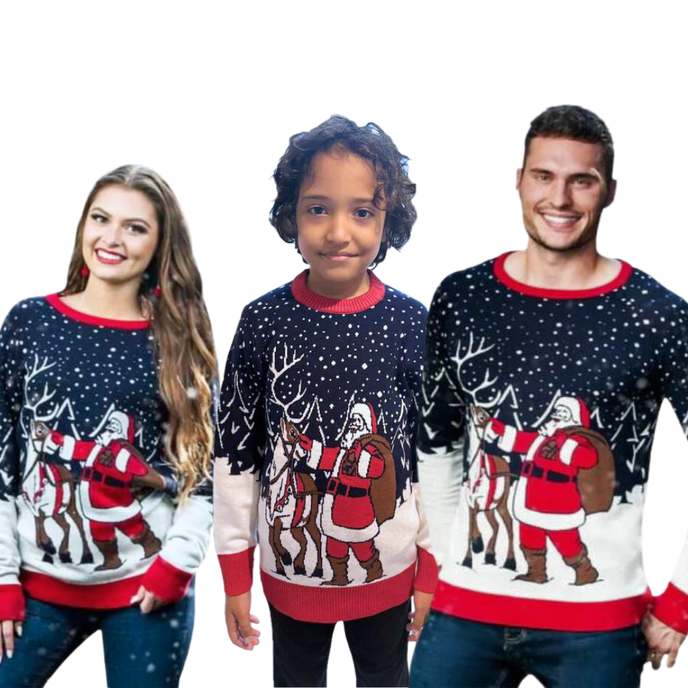 Family Bundle - Santa & Reinder Sweater 