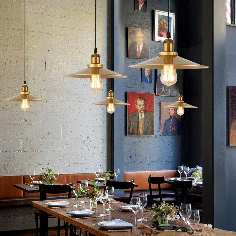 Modern Pendant Light Restaurant Chandelier Industrial Hanging Lamps for Ceiling Lamps Dining Table and Bar LED Lighting