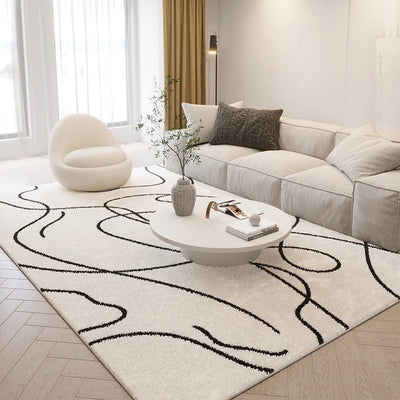 Nordic Ins Style Light Luxury Carpets Home Living Room Decoration Rugs Indoor Cloakroom Carpet Lounge Sofa Thickened Plush Rug 