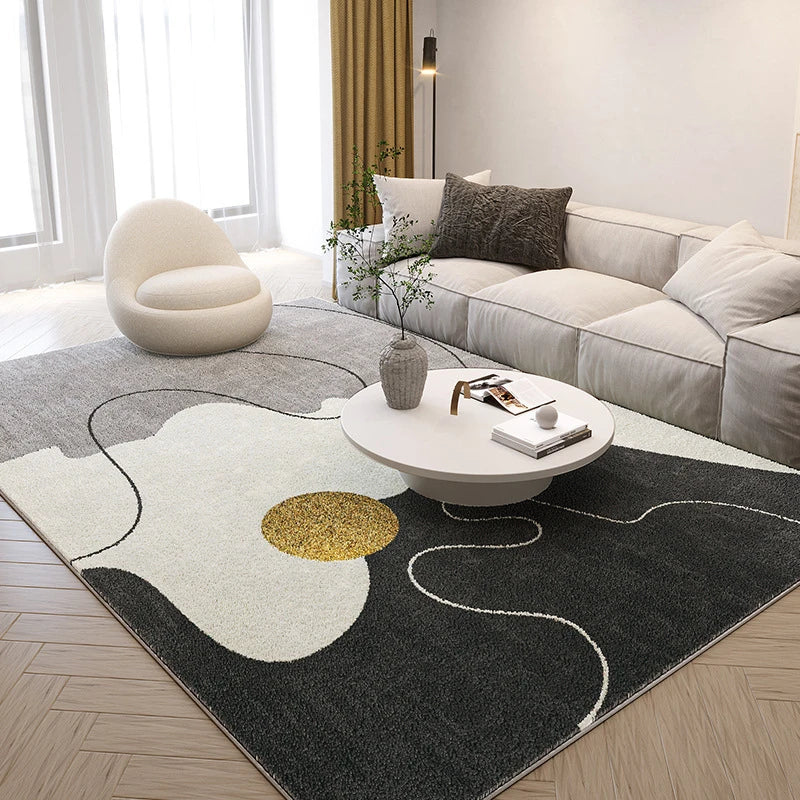 Nordic Ins Style Light Luxury Carpets Home Living Room Decoration Rugs Indoor Cloakroom Carpet Lounge Sofa Thickened Plush Rug 