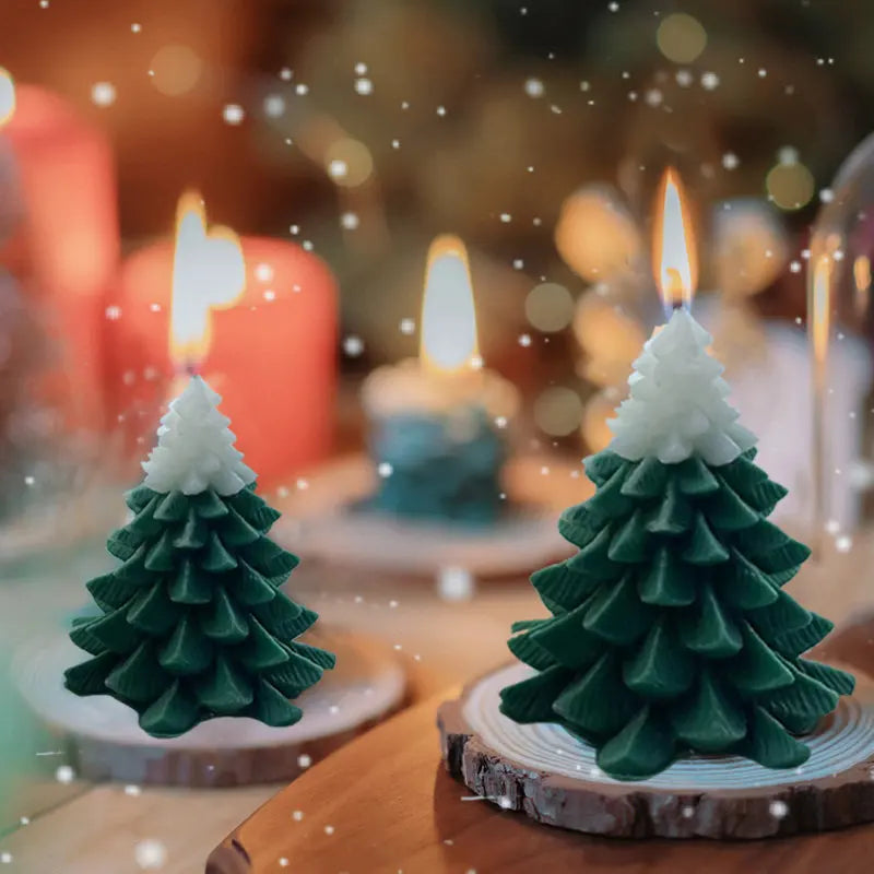 Christmas Tree Aroma Candles Ins Style Creative Home Desktop Decorations Paraffin Wax Scented Candle Christmas Day Gifts