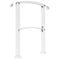 1-3 Step Handrails for Outdoor Steps, Porch Deck Railing, Metal Outdoor Stair Railing with Installation Kit, White