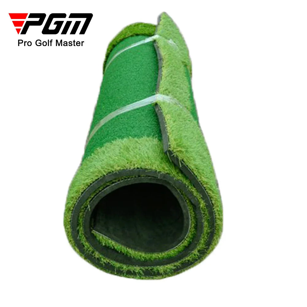 PGM 3-Hole Indoor Outdoor Golf Putting Green - 100x300cm Training Mat for Home Practice (GL006)