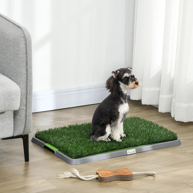 Artificial Grass Pee Pad for Dogs Potty Training, 26" x 16", Green