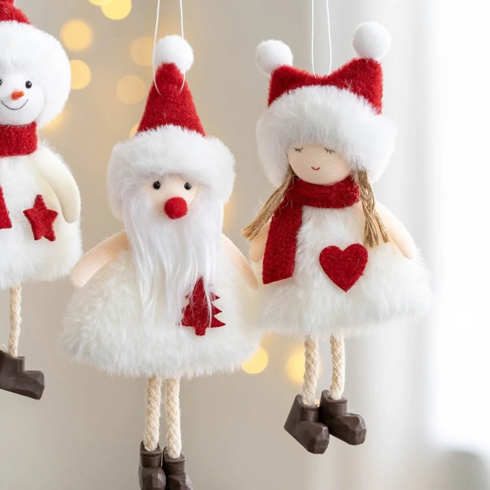 Christmas Angel Doll New Year 2023 Gifts Christmas Decorations for Home Navidad 2022 Natal Xmas Tree Pendant Ornaments Noel Deco 