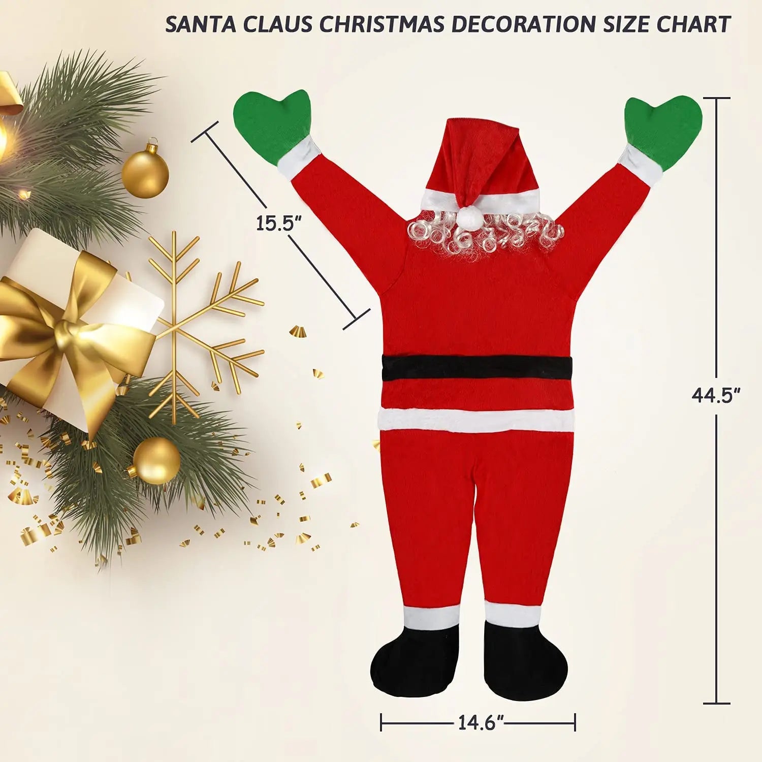 Santa Claus Decoration Santa Climbing Window Door Christmas Props New Year Hanger Decoration Christmas Toys