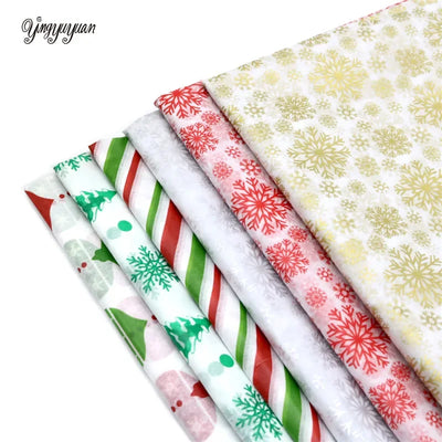 10Pcs/bag Snowflake Print Wrapping Tissue Paper 50*66 Cm Christmas New Year Xmas Party Wedding Flowers Packaging Supplies 