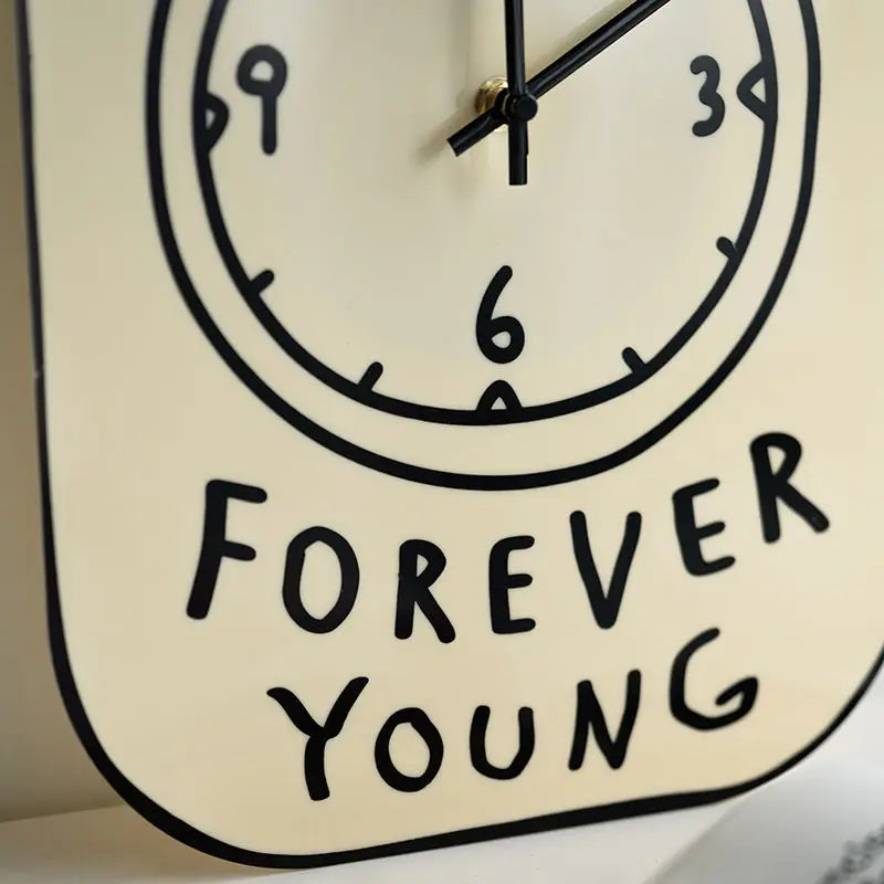 Modern Minimalist  Acrylic Clock Wall Decoration Living Room Bedroom Silent Wall Clock Desktop Ornaments Home Decoration Items 