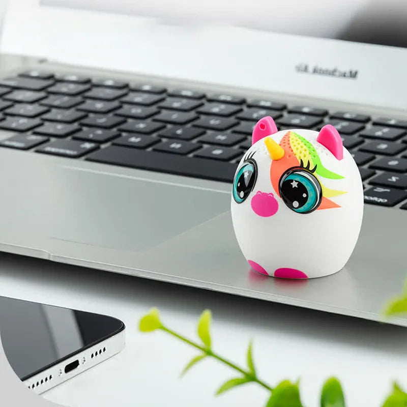 Unicorn Portable Bluetooth Speaker – Hands-Free Calls, Small Size, Heavy Bass Wireless Stereo Speaker for Phones