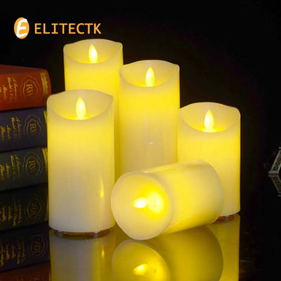 LED Candles Battery Powered Led Tea Lights Christmas Decoration Flameless Candle Flickering LED Candle Light Home Decor Candles 