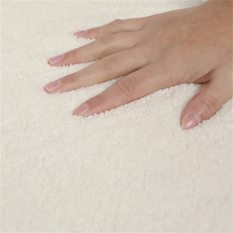 Nordic Simple Living Room Decoration Carpet Light Luxury Bedroom Bedside Fluffy Soft Rug Home Balcony Porch Entry Non-slip Rugs 