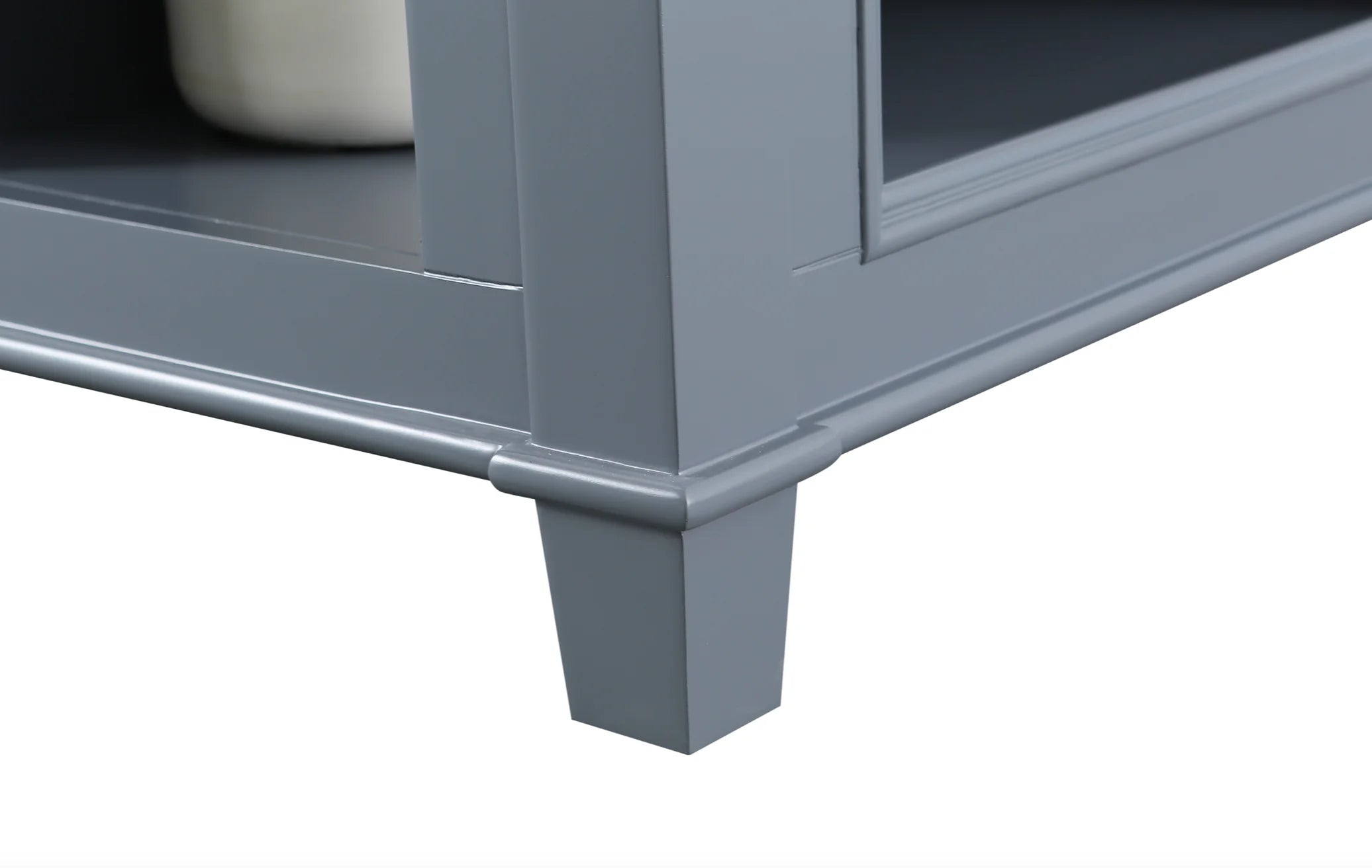 Medley 54" Kitchen Island With Slide Out Table - Gray