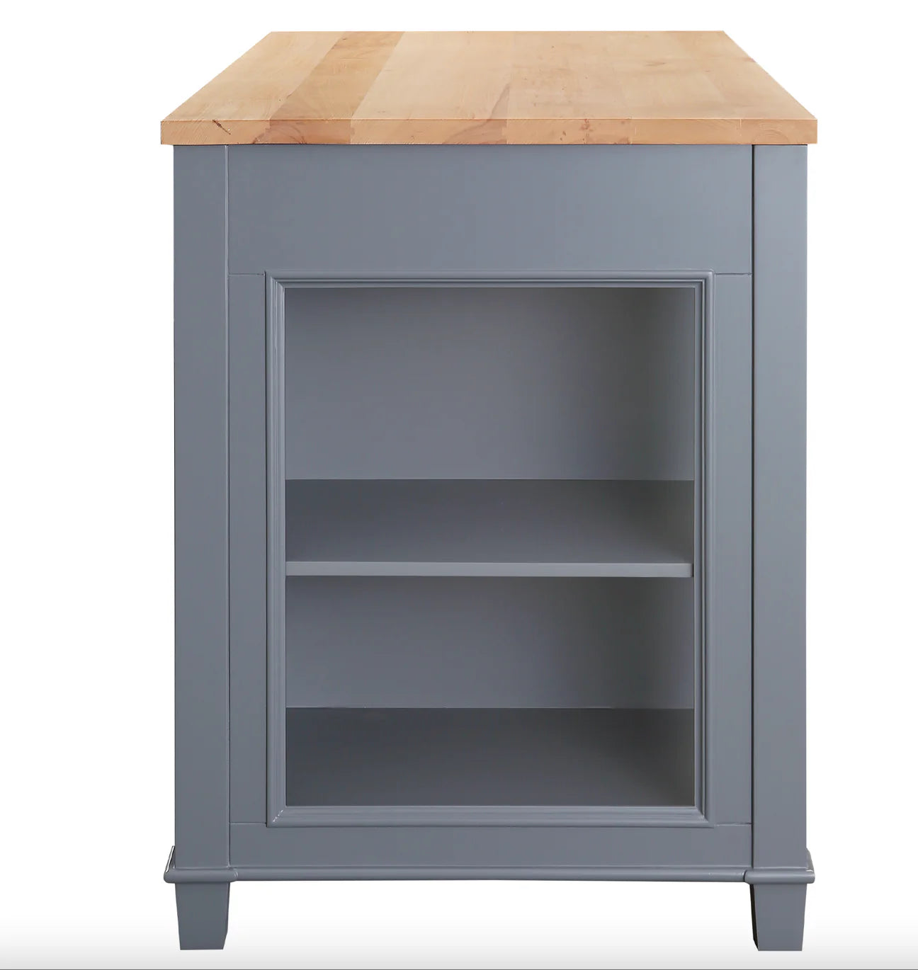 Medley 54" Kitchen Island With Slide Out Table - Gray