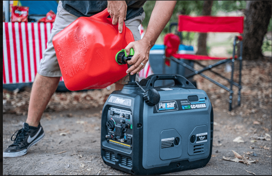 Pulsar Products GD400BN 4000W Portable Super-quiet Dual Fuel & Parallel Capability RV-Ready CARB Compliant 