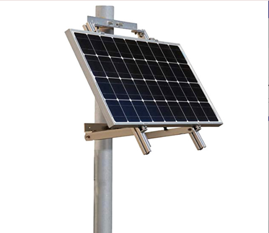 Single Side 27.4in Pole Mount Support For Solar Panel 