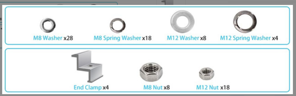 Single Side 27.4in Pole Mount Support For Solar Panel 