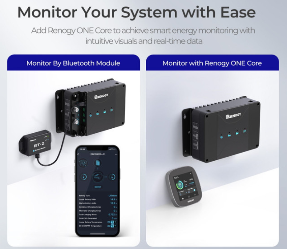 30A 12V DCC30S Dual Input DC-DC On-Board Battery Charger with MPPT 