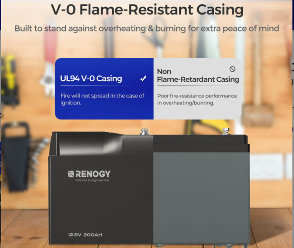 Pro- 12V 100Ah Smart Lithium Iron Phosphate Battery w/ Bluetooth & Self-Heating 