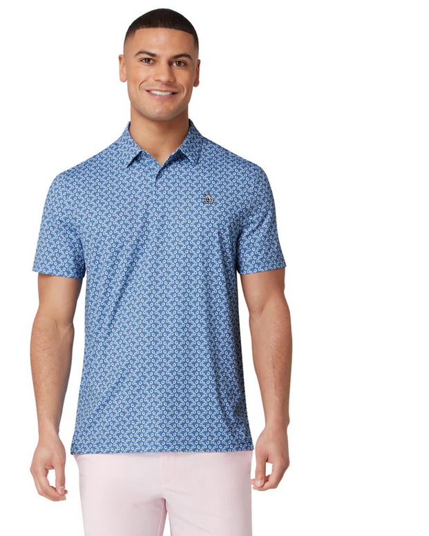 Lifesaver Print Short Sleeve Polo