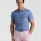 Engineered Novelty Stripe Printed Short Sleeve Polo