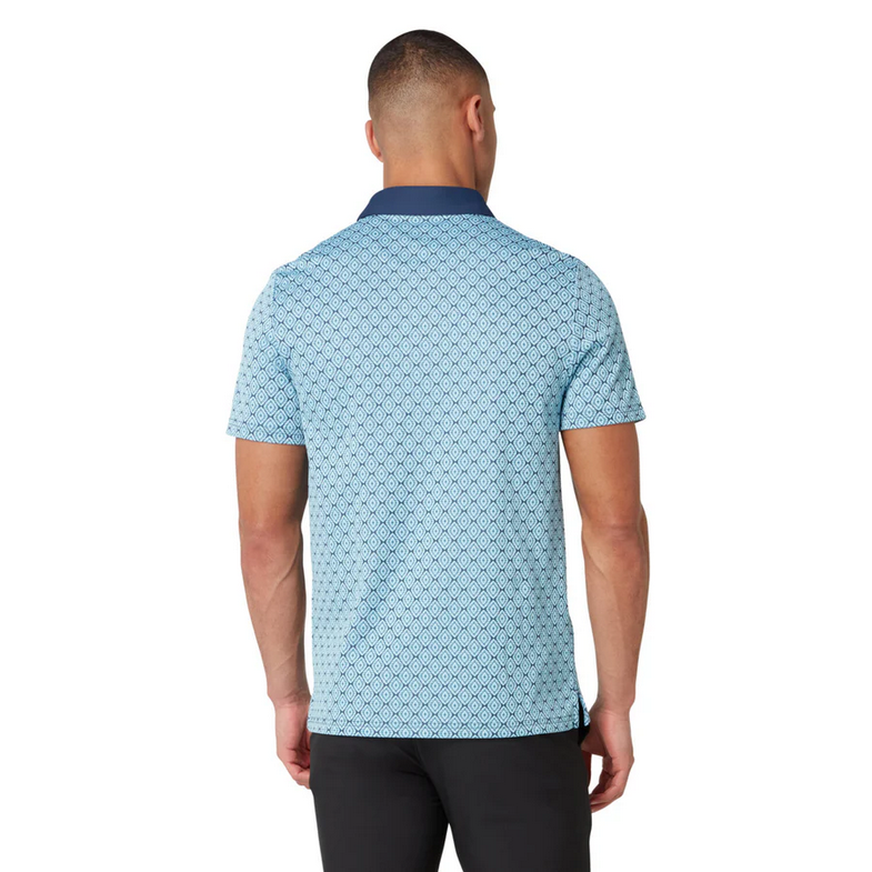 **Bohemian Jacquard Short Sleeve Polo