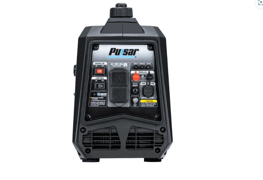 Pulsar PGD16iSCO 1600W Portable Inverter Generator – 1200W Rated, CO Sentry Sensor, Ultra-Light 24 lb