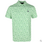 **Underwater Mosaic Print Short Sleeve Polo