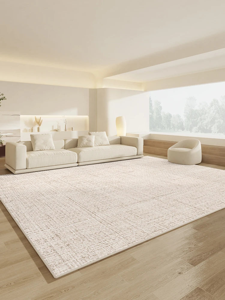 Living Room Cream Style Sofa Carpets Easy Care Bedroom Bedside Large Area Carpet Luxury Cloakroom Decoration Non-slip Rugs Ковер 