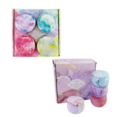 Aromatherapy Candle Gift Set 4 Pack Candles For Home Scented Travel Jar Candles Aromatherapy Candles For Mother's Day Christmas 