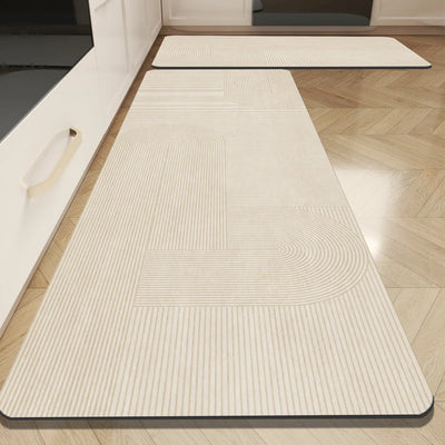 Diatomite Kitchen Floor Mat Waterproof Kitchen Rug Non-slip Long Area Room Carpet For Hallway Washable 