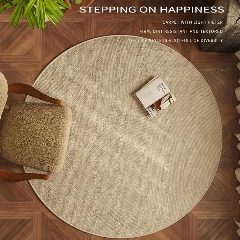 Carpets for living room Round sofa rug Study Polypropylene fiber mat Antiskid Chair cushion bedroom carpets Area rugs room decor 
