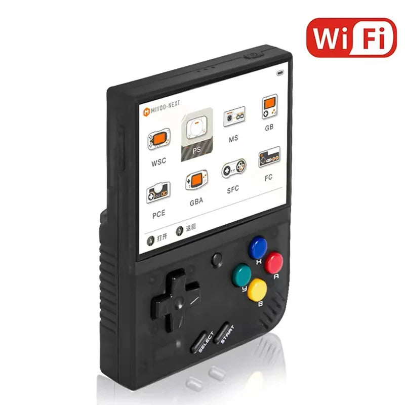 Miyoo Mini Plus V3 Retro Handheld Game Console - 3.5" IPS HD Screen, 3000mAh Battery, WiFi, 8000 Games, Linux System