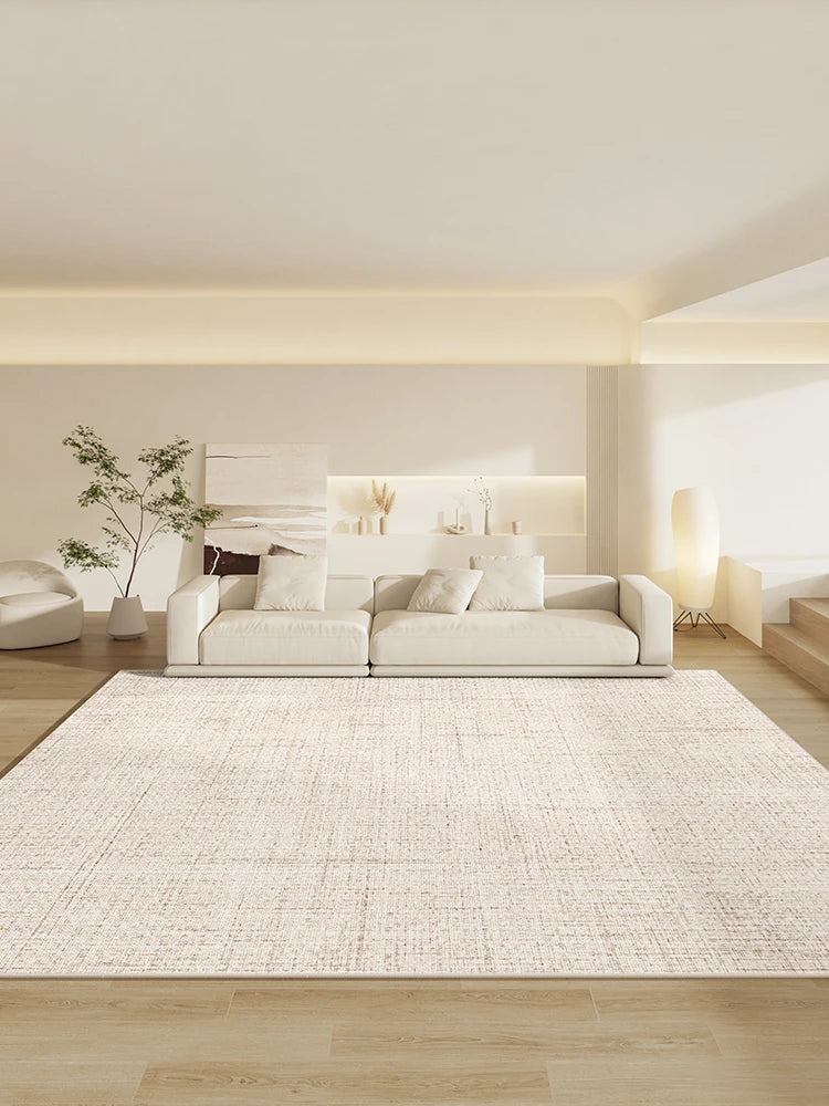 Living Room Cream Style Sofa Carpets Easy Care Bedroom Bedside Large Area Carpet Luxury Cloakroom Decoration Non-slip Rugs Ковер 