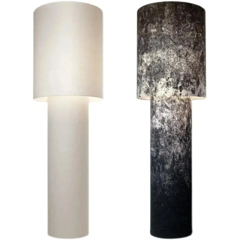 Nordic LED Floor Lamp - Fabric Tubular Post Modern Standing Light for Living Room, Bedroom, Sofa Corner, Bedside