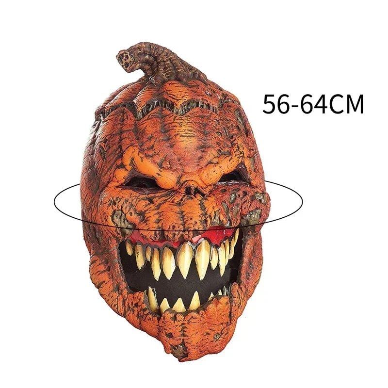 Halloween Horror Mask Scary Mutant Pumpkin Easter Haunted House Dress Up Devil Latex Mask Masquerade Carnival Halloween Mask