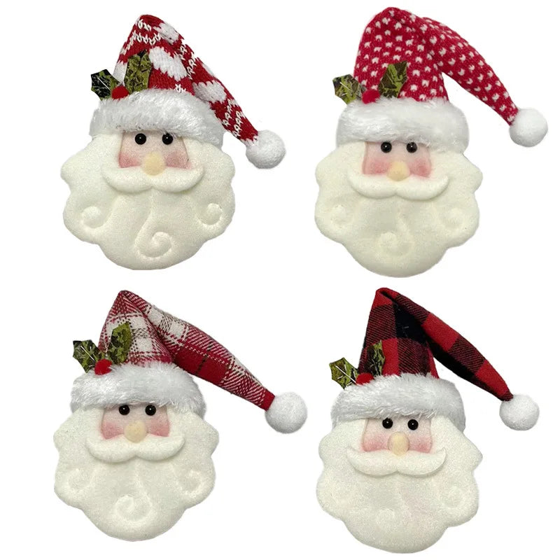 Santa Claus Christmas Tree Pendant Knitted Doll Old Man Pendant Hanging Decoration Christmas Scene Decoration