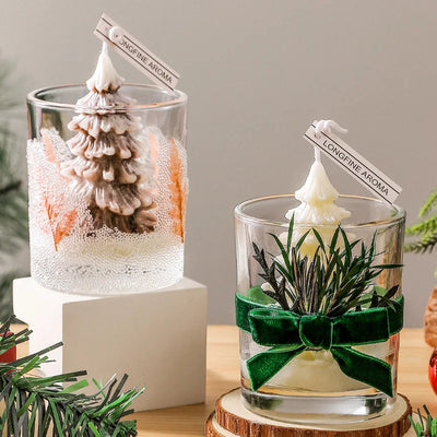 Christmas Tree Aroma Candle Christmas Decoration Scented Candle Holiday Party Gift Creative Home Decoration 