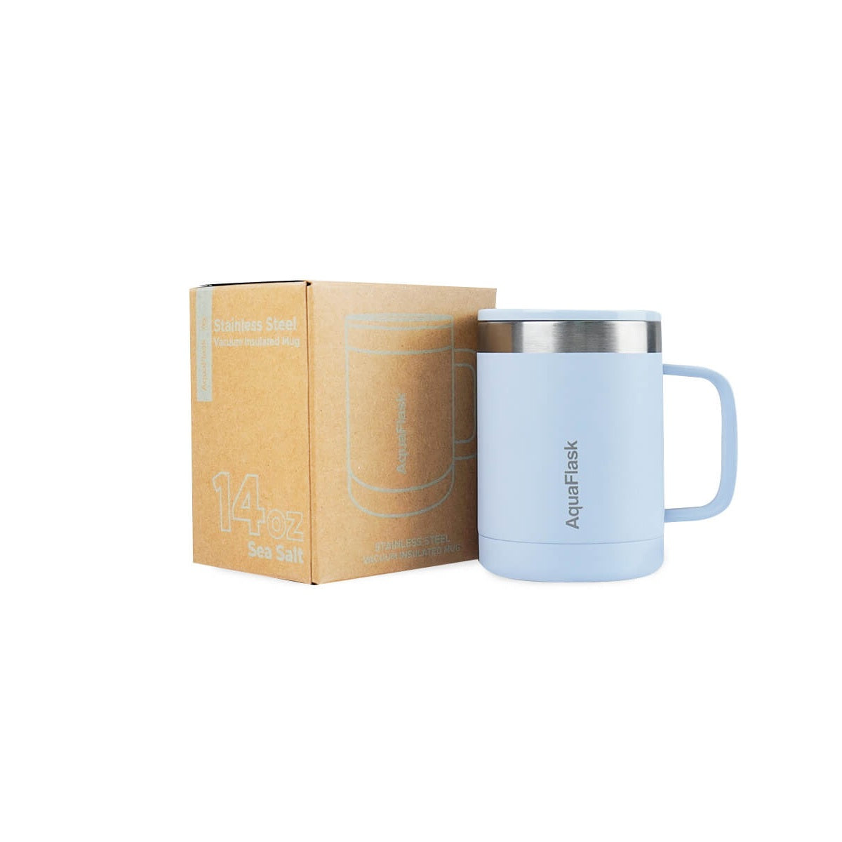 Aquaflask Thermal Insulated Lidded Mug With Handle 415ml (14 oz) 