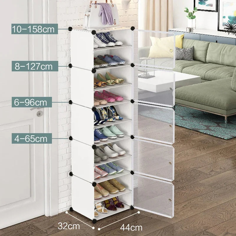 Multilayer Shoe Rack Space Saving Shoes Boots Organizer Closet shoe rack organizer 