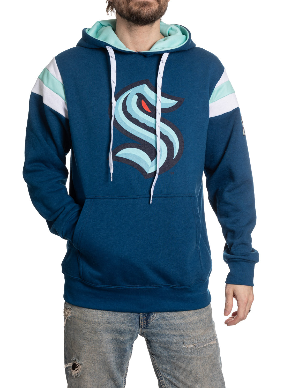 Seattle Kraken Varsity Retro Style Hoodie 