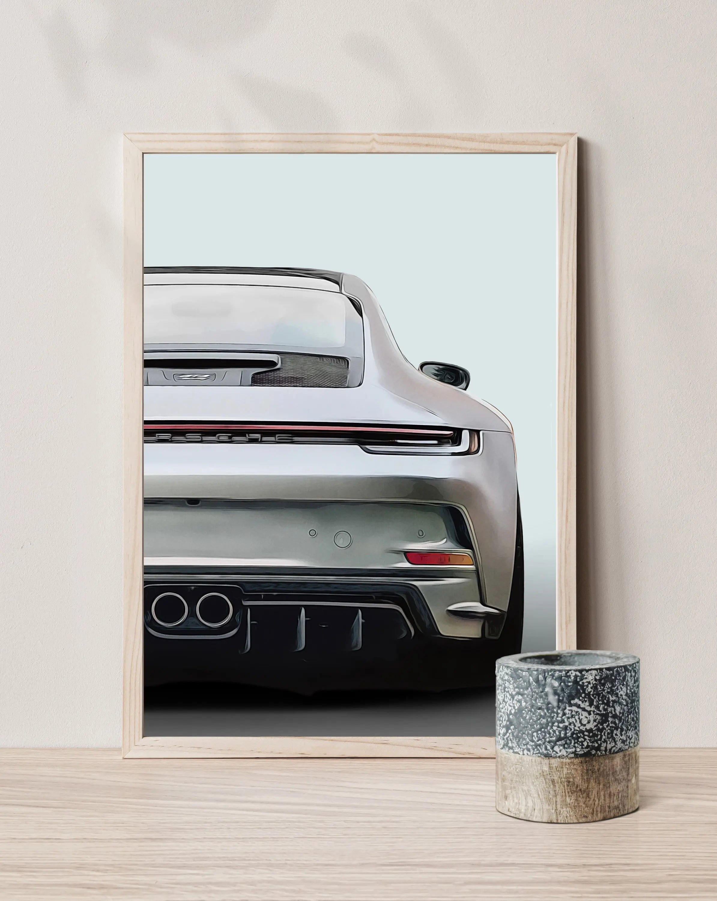 911 GT3 SuperCar Set of 3 Posters – Canvas Paintings, Sport Prints, Wall Art for Living Room, Frameless 