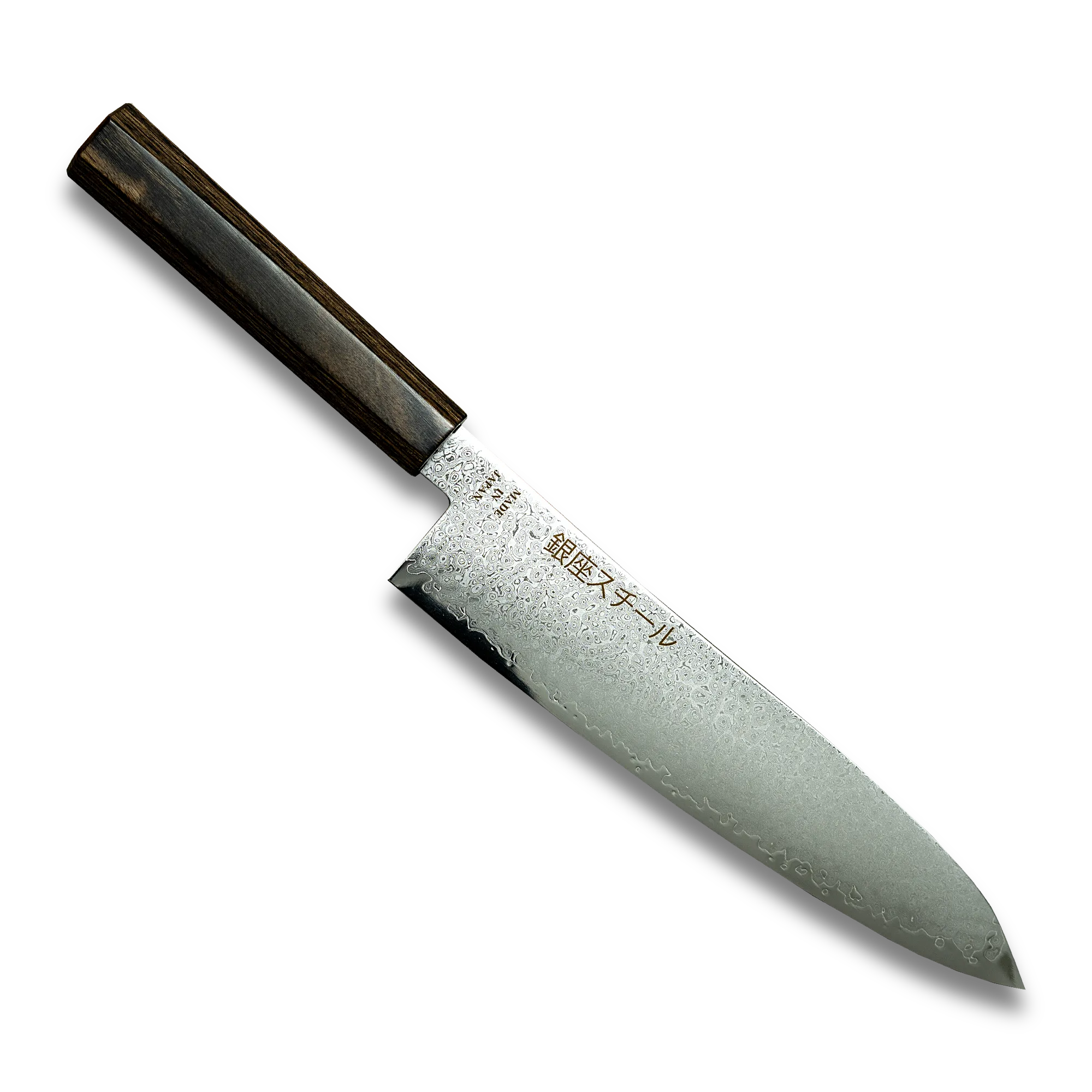 Seiryū (青龍) Series - Gyuto Knife 210mm VG10 Damascus steel 