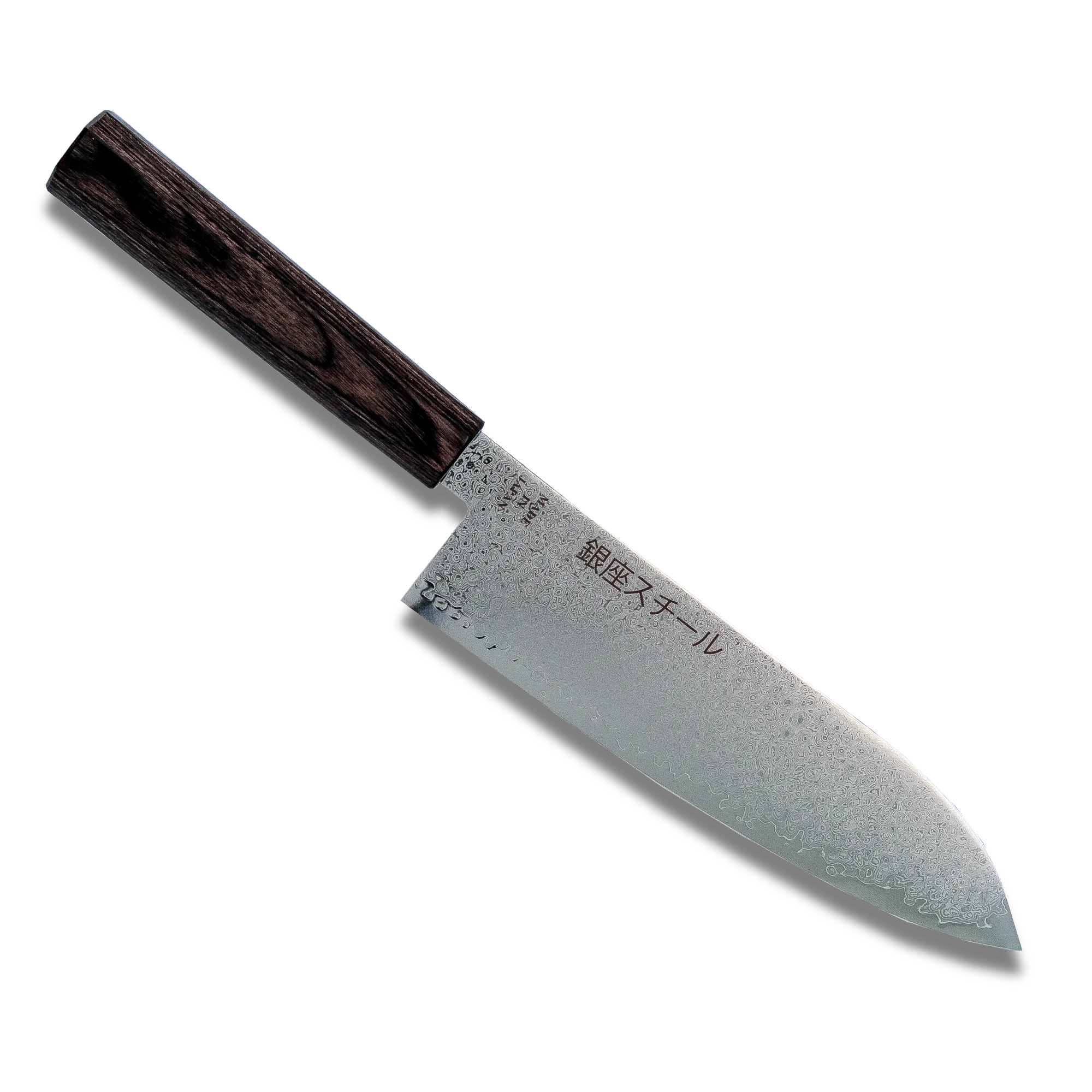 Seiryū (青龍) Series - Santoku Knife 180mm VG10 Damascus steel 