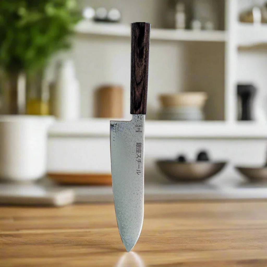 Seiryū (青龍) Series - Santoku Knife 180mm VG10 Damascus steel 